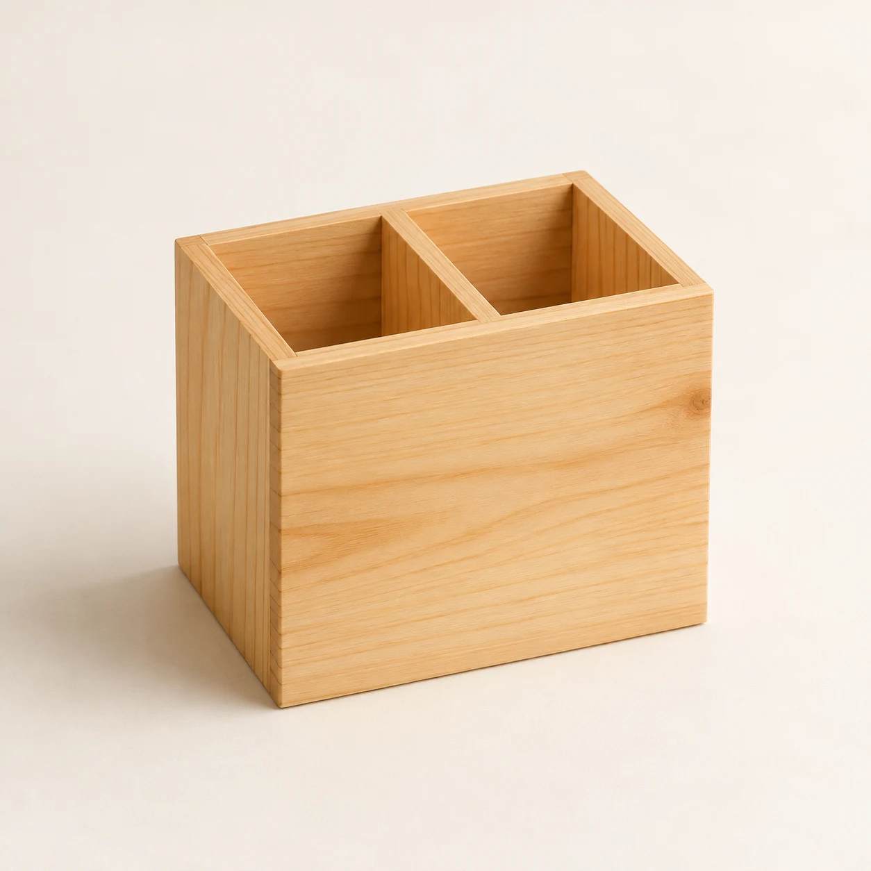 Mado Mini Duo, 2-compartment pine pen holder